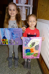 Artystyczna piwnica - prace na Konkurs Trzech Króli